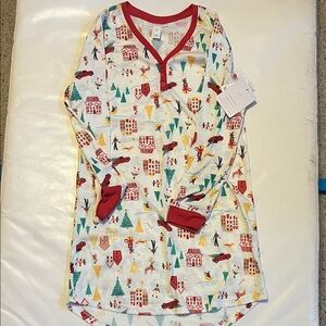 LC Lauren Conrad Kids Festive Print Nightgown